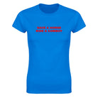 SAVE A HORSE RIDE A COWBOY - WOMEN'S TEE – Royal