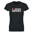 I LOVE BEING SHORT - WOMEN'S TEE – Black