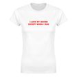 I LOVE MY BOOBS EXCEPT WHEN I RUN - WOMEN'S TEE – White