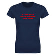 IF I HAD BALLS THEY'D BE BIGGER THAN YOURS - WOMEN'S TEE – Navy
