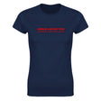 JESUS LOVES YOU EVERYONE ELSE THINKS YOU'RE AN ASSHOLE - WOMEN'S TEE – Navy