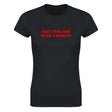 EAT ITALIAN KISS FRENCH - WOMEN'S TEE – Black