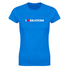 I LOVE SKATERS - WOMEN'S TEE – Royal
