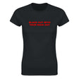 BLACK OUT WITH YOUR RACK OUT - WOMEN'S TEE – Black