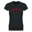 IF YOU EVER SEE MY NIPPLES THROUGH THIS SHIRT JUST KNOW I KNOW - WOMEN'S TEE – Black