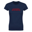IF YOU EVER SEE MY NIPPLES THROUGH THIS SHIRT JUST KNOW I KNOW - WOMEN'S TEE – Navy