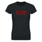 EVEN A GIRLBOSS NEEDS A FOREHEAD KISS SOMETIMES - WOMEN'S TEE – Black