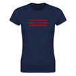 EVEN A GIRLBOSS NEEDS A FOREHEAD KISS SOMETIMES - WOMEN'S TEE – Navy