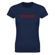 I WISH MY BANK BALANCE WAS AS BIG AS MY BOOBS - WOMEN'S TEE – Navy