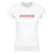 I WISH MY BANK BALANCE WAS AS BIG AS MY BOOBS - WOMEN'S TEE – White