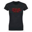 IF MEN ONLY THINK WITH THEIR DICKS, THEN LET ME BLOW YOUR MIND - WOMEN'S TEE – Black