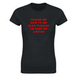 PLEASE BE NICE TO ME EVEN THOUGH I'M SORT OF A BITCH - WOMEN'S TEE – Black