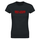 SMALL BOOBS BIG HEART - WOMEN'S TEE – Black