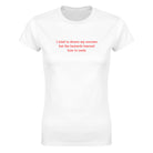 I TRIED TO DROWN MY SORROWS BUT THE BASTARDS LEARNED HOW TO SWIM - WOMEN'S TEE – White