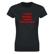 I HAVE BOOBS, I MAKE THE RULES - WOMEN'S TEE – Black