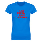 I HAVE BOOBS, I MAKE THE RULES - WOMEN'S TEE – Royal