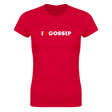 I LOVE GOSSIP - WOMEN'S TEE – Red