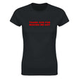 THANK GOD FOR MAKING ME HOT - WOMEN'S TEE – Black