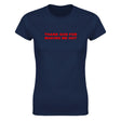 THANK GOD FOR MAKING ME HOT - WOMEN'S TEE – Navy