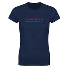 THANK GOD FOR MAKING ME HOT - WOMEN'S TEE – Navy