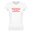 MALE VALIDATION IS ALRIGHT BUT HAVE YOU TRIED SUBSTANCE ABUSE - WOMEN'S TEE – White