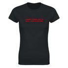 I COMMIT CRIMES JUST TO MEET A MAN IN UNIFORM - WOMEN'S TEE – Black