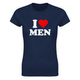 I LOVE MEN - WOMEN'S TEE – Navy