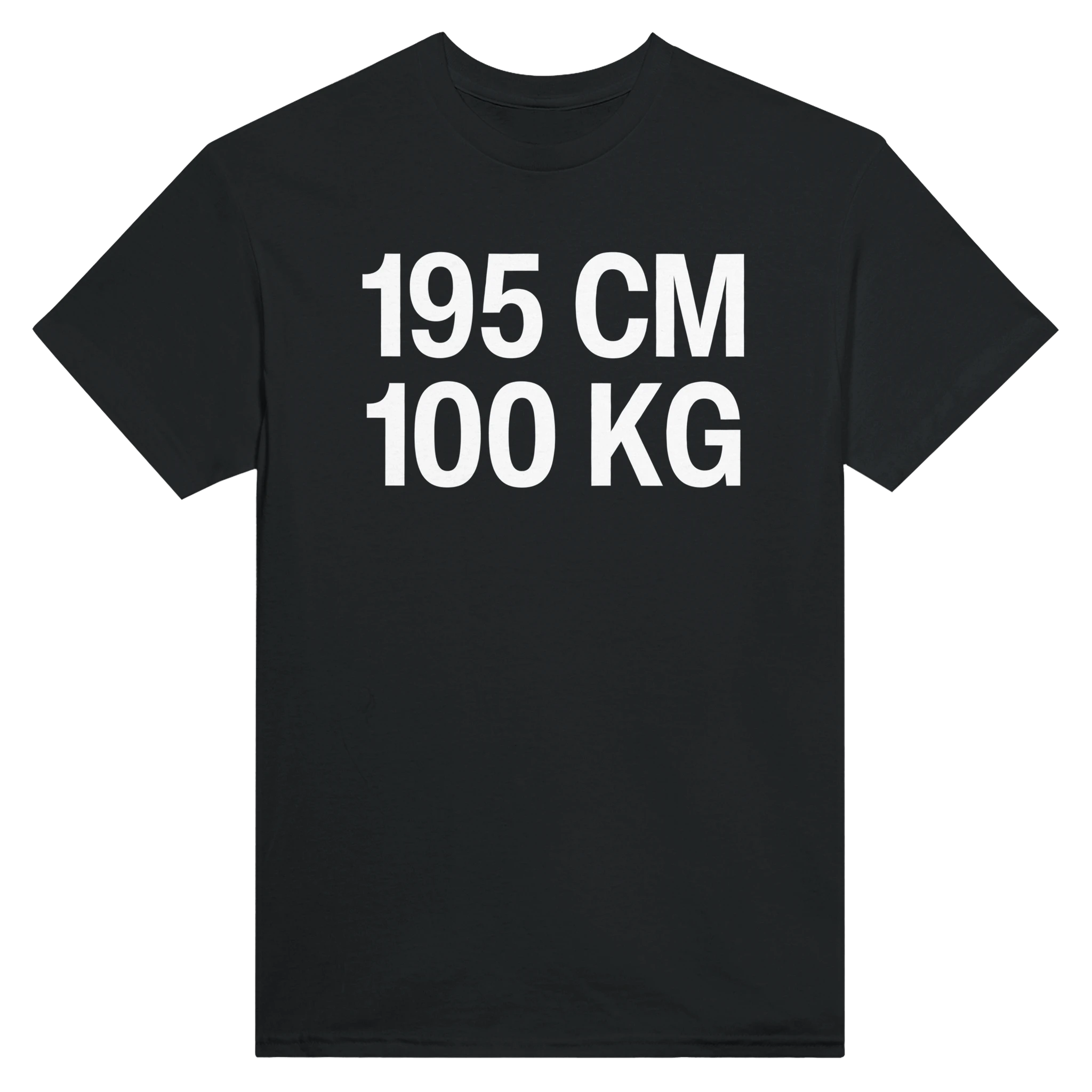 195CM 100KG - TEE – Black