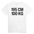195CM 100KG - TEE – White