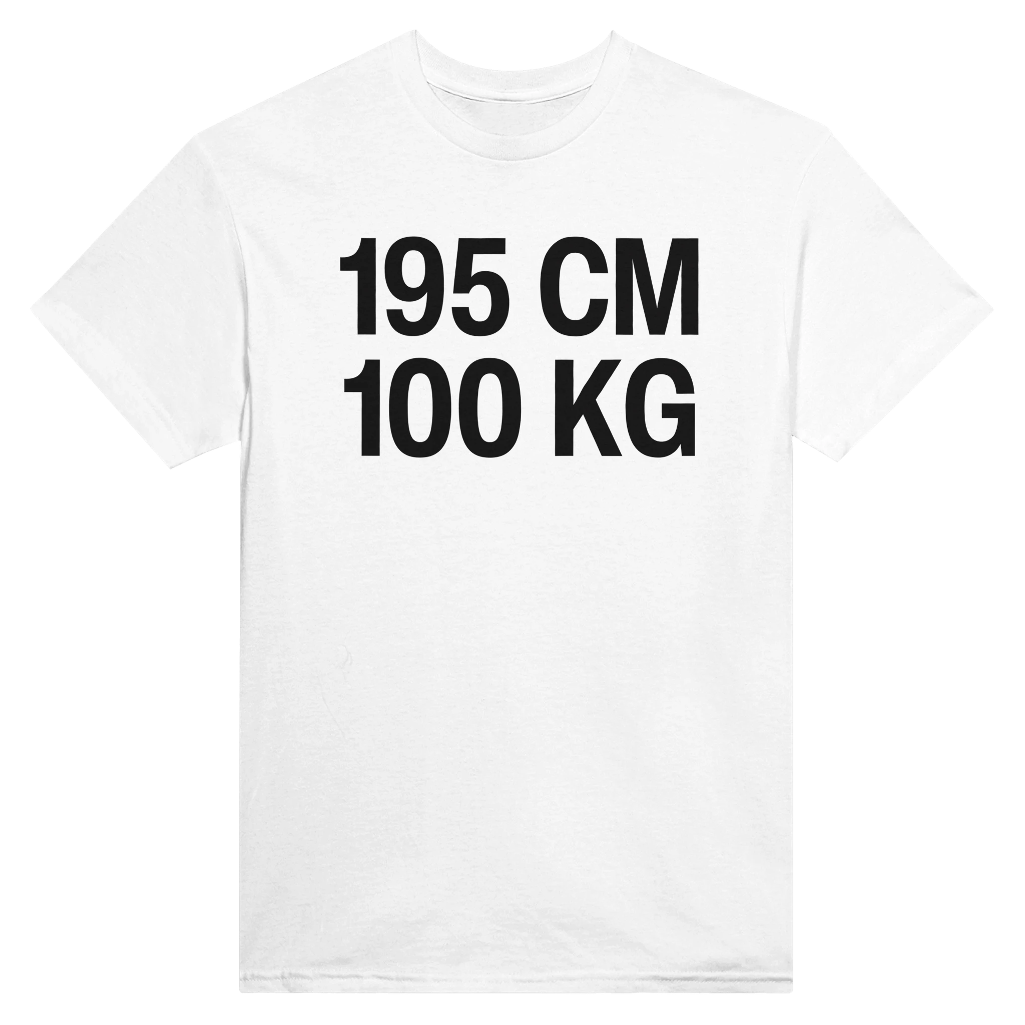 195CM 100KG - TEE – White