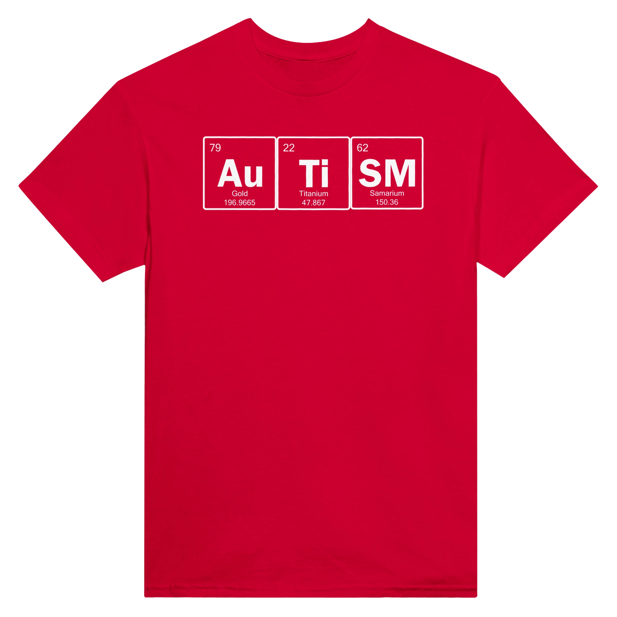 AUTISM ELEMENTS - TEE – Red
