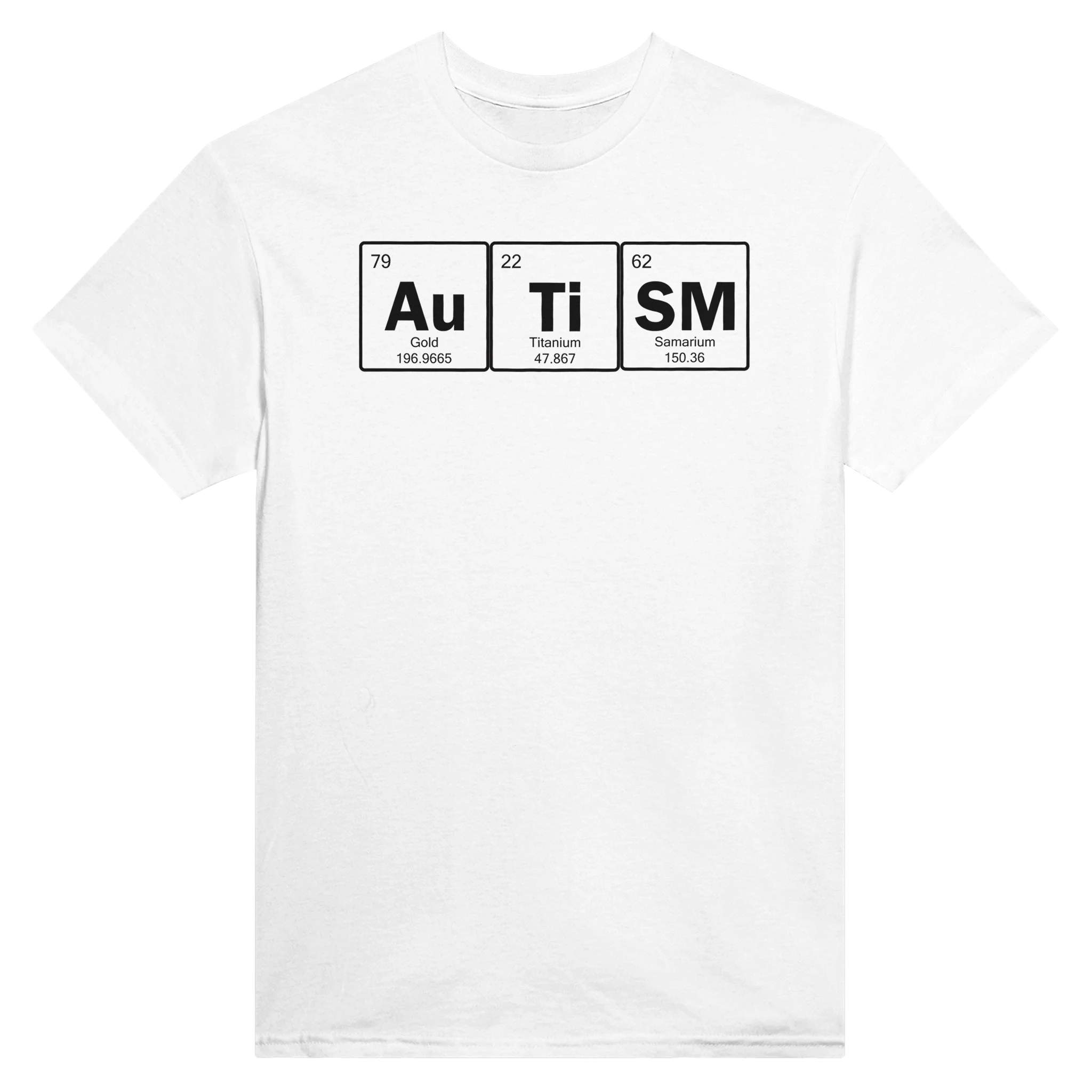 AUTISM ELEMENTS - TEE – White