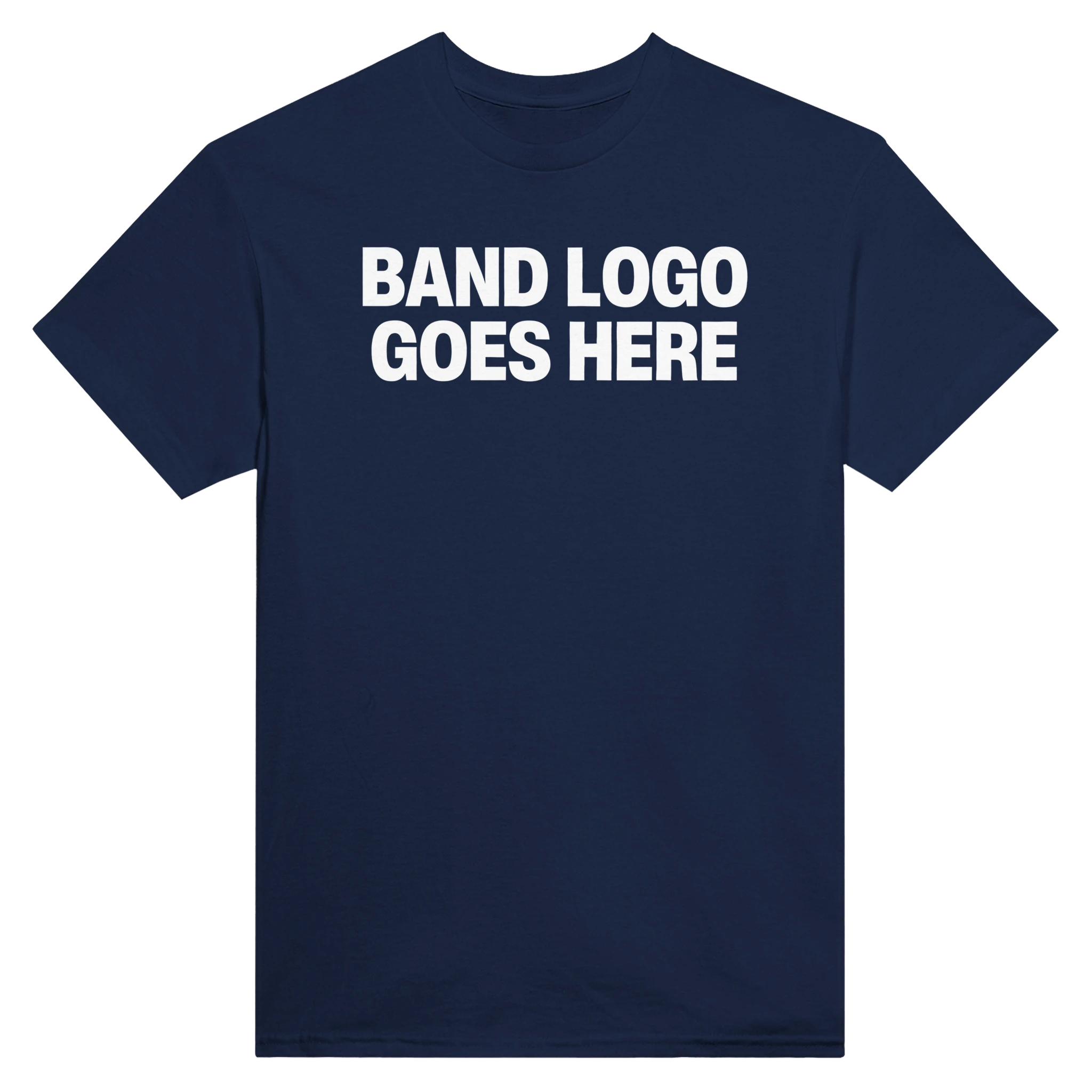 BAND LOGO GOES HERE - TEE – Navy