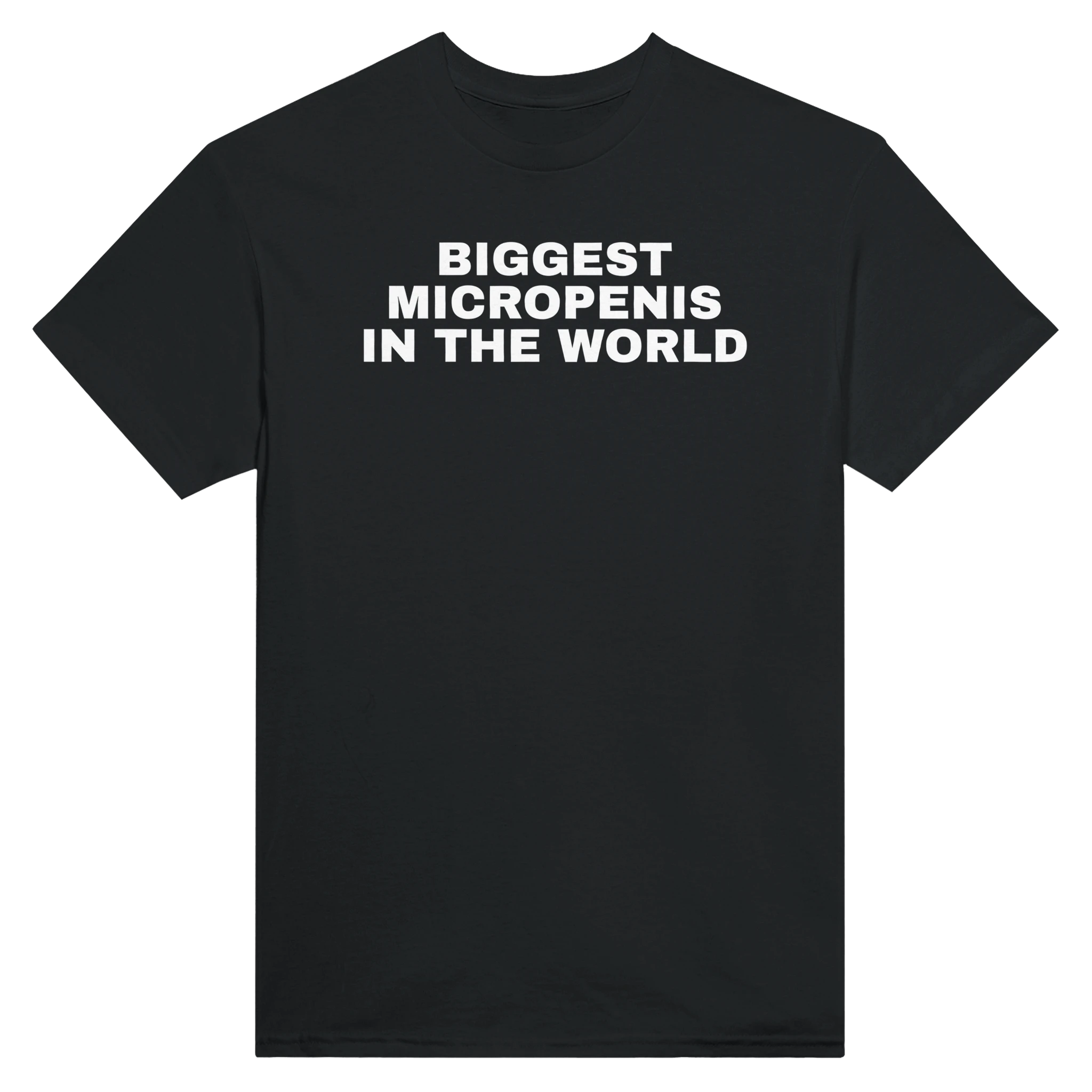 BIGGEST MICROPENIS IN THE WORLD - TEE – Black