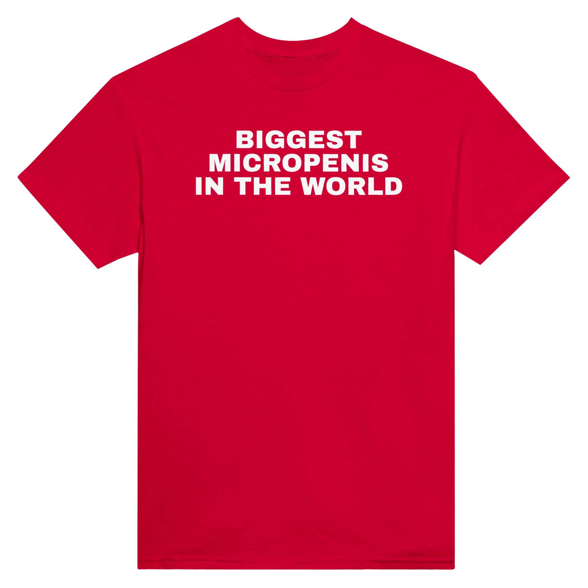 BIGGEST MICROPENIS IN THE WORLD - TEE – Red