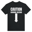 CAUTION CHOKING HAZARD - TEE – Black