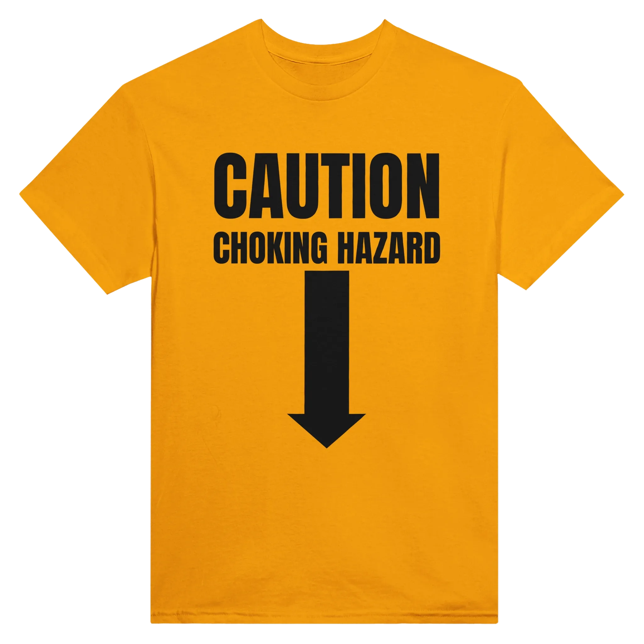 CAUTION CHOKING HAZARD - TEE – Gold