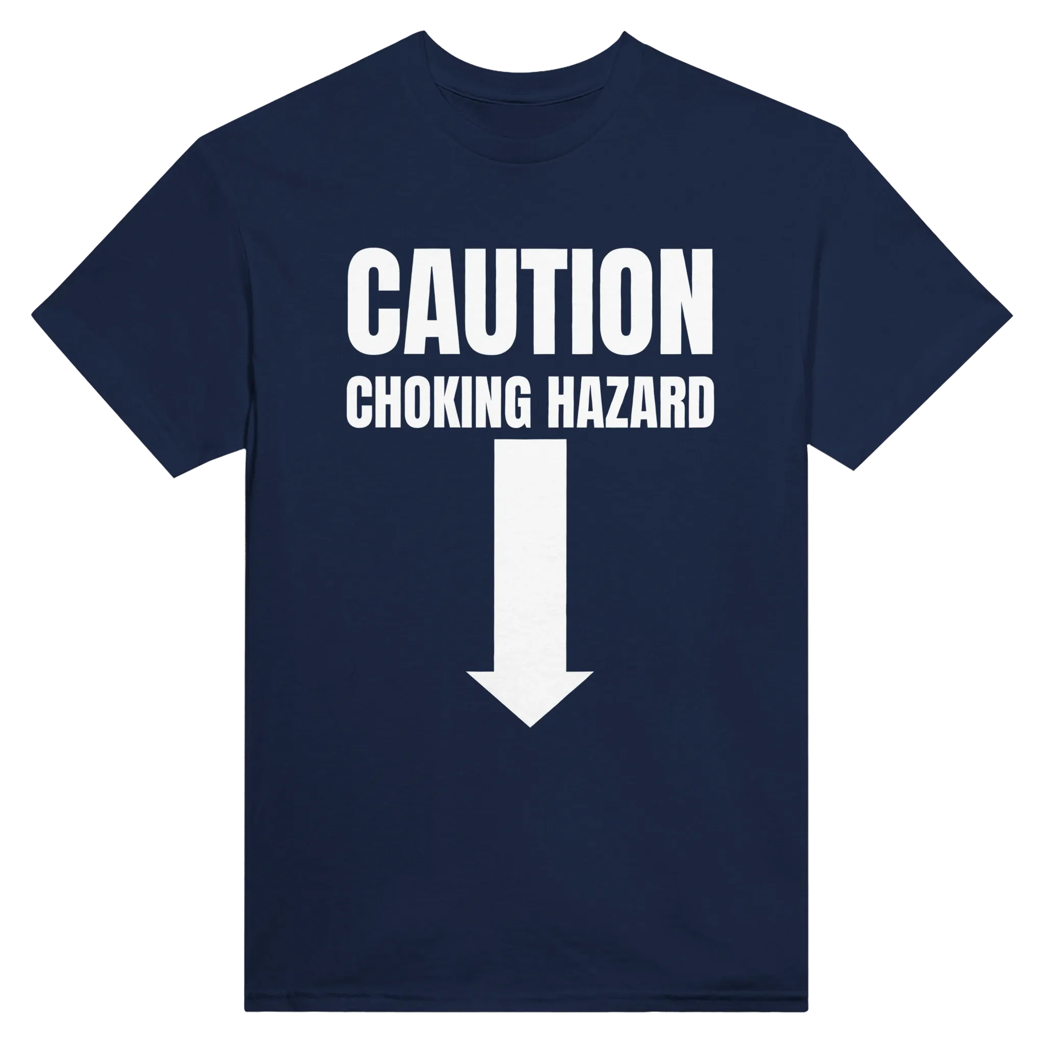 CAUTION CHOKING HAZARD - TEE – Navy