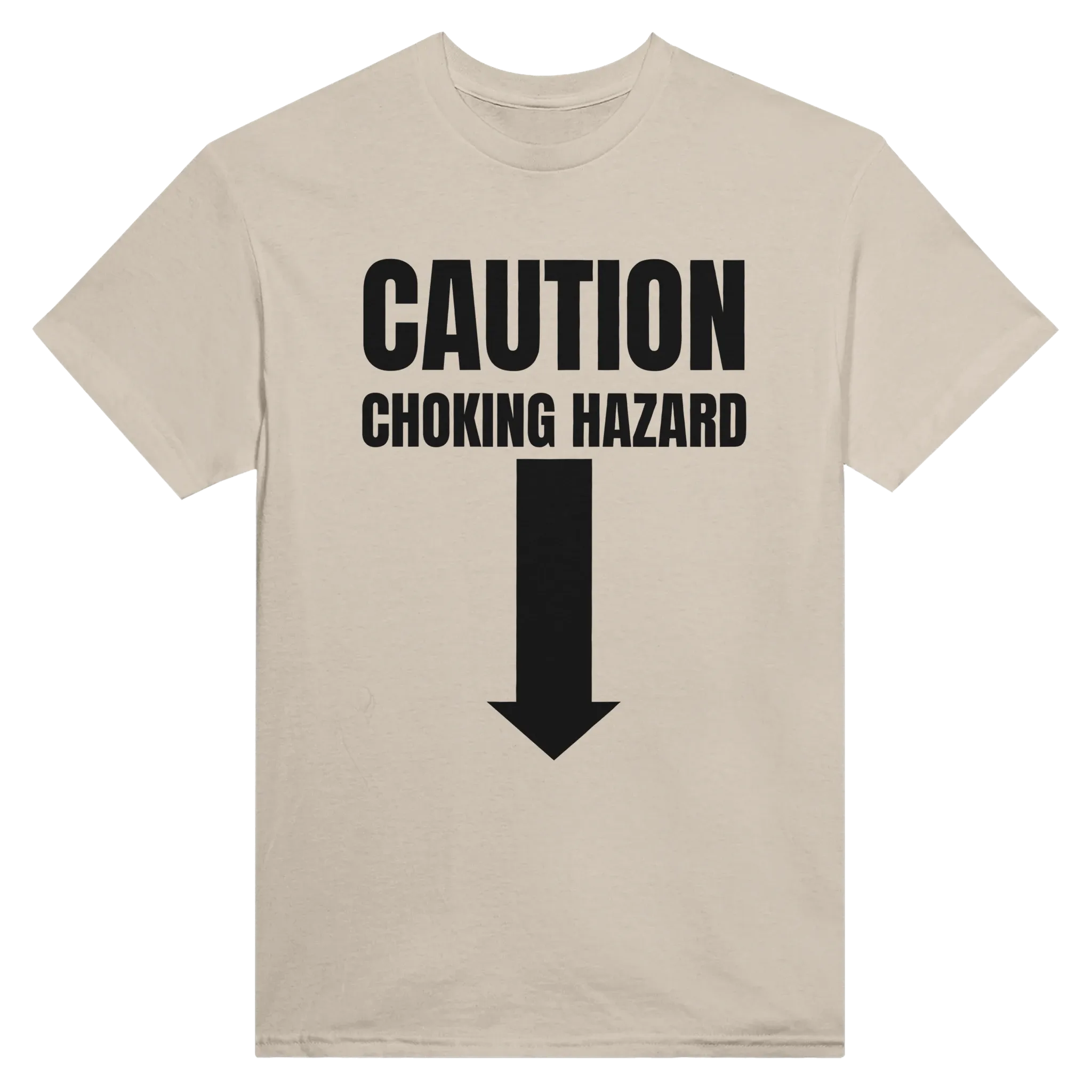 CAUTION CHOKING HAZARD - TEE – Sand