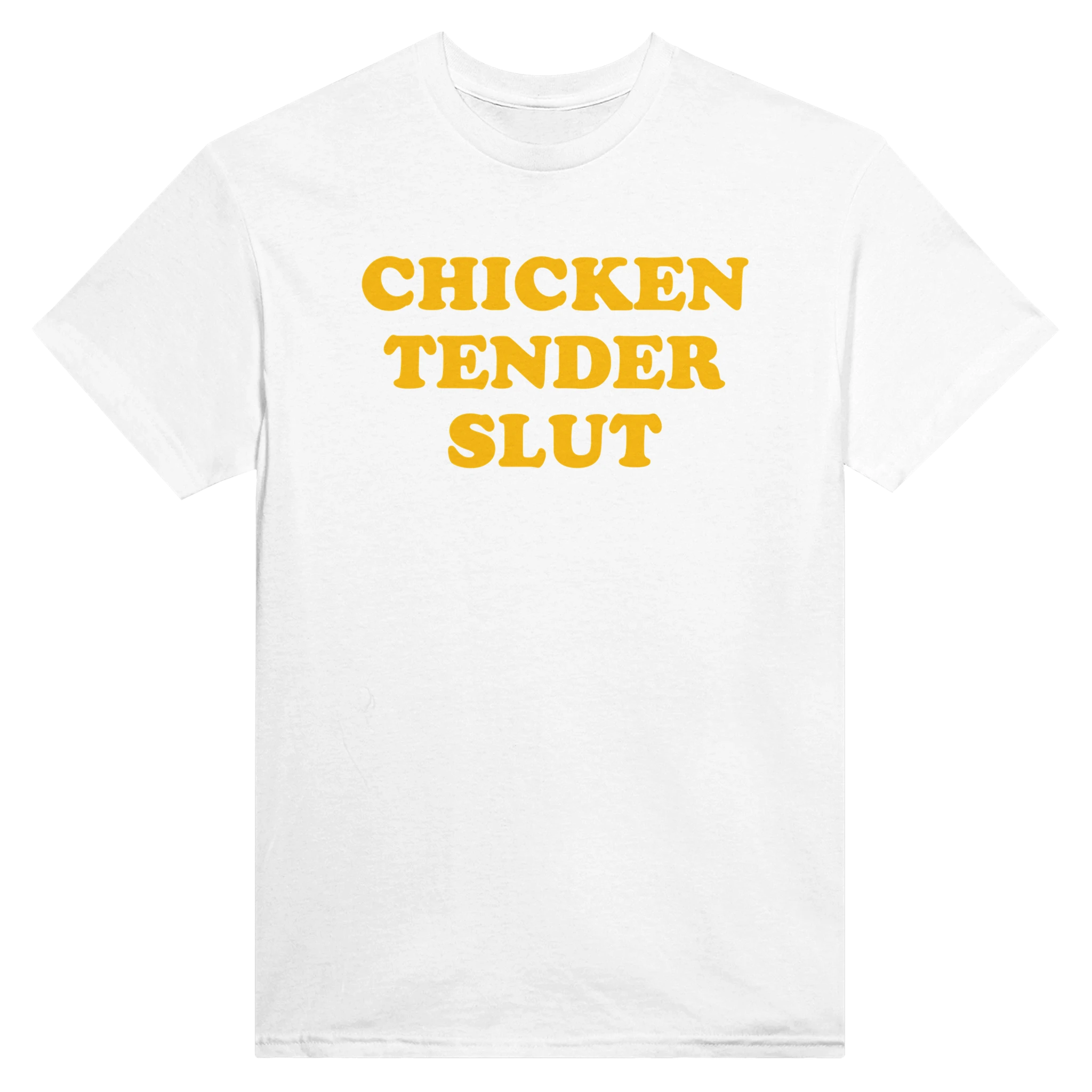 CHICKEN TENDER SLUT - TEE – White