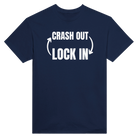 CRASH OUT -> LOCK IN - TEE – Navy