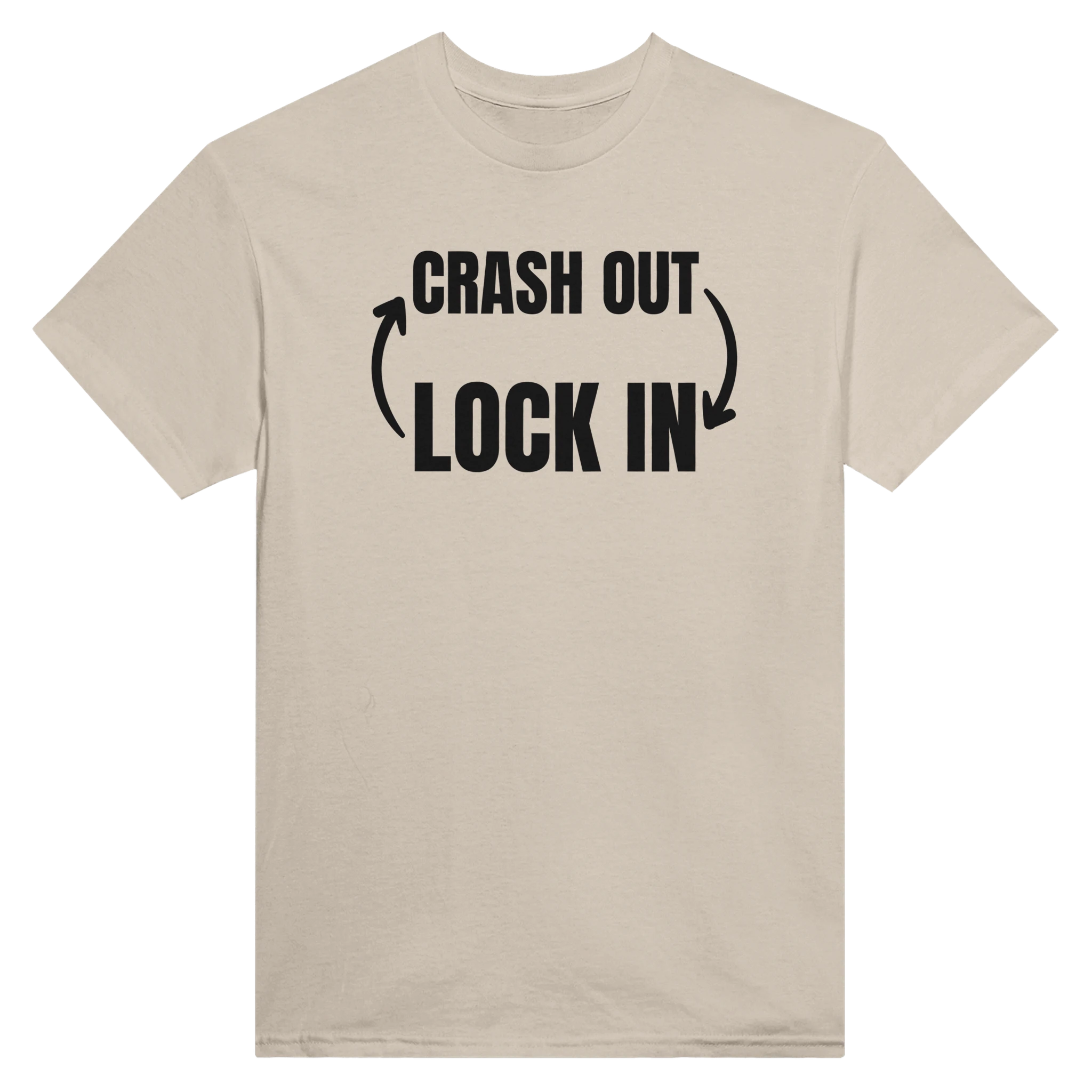 CRASH OUT -> LOCK IN - TEE – Sand
