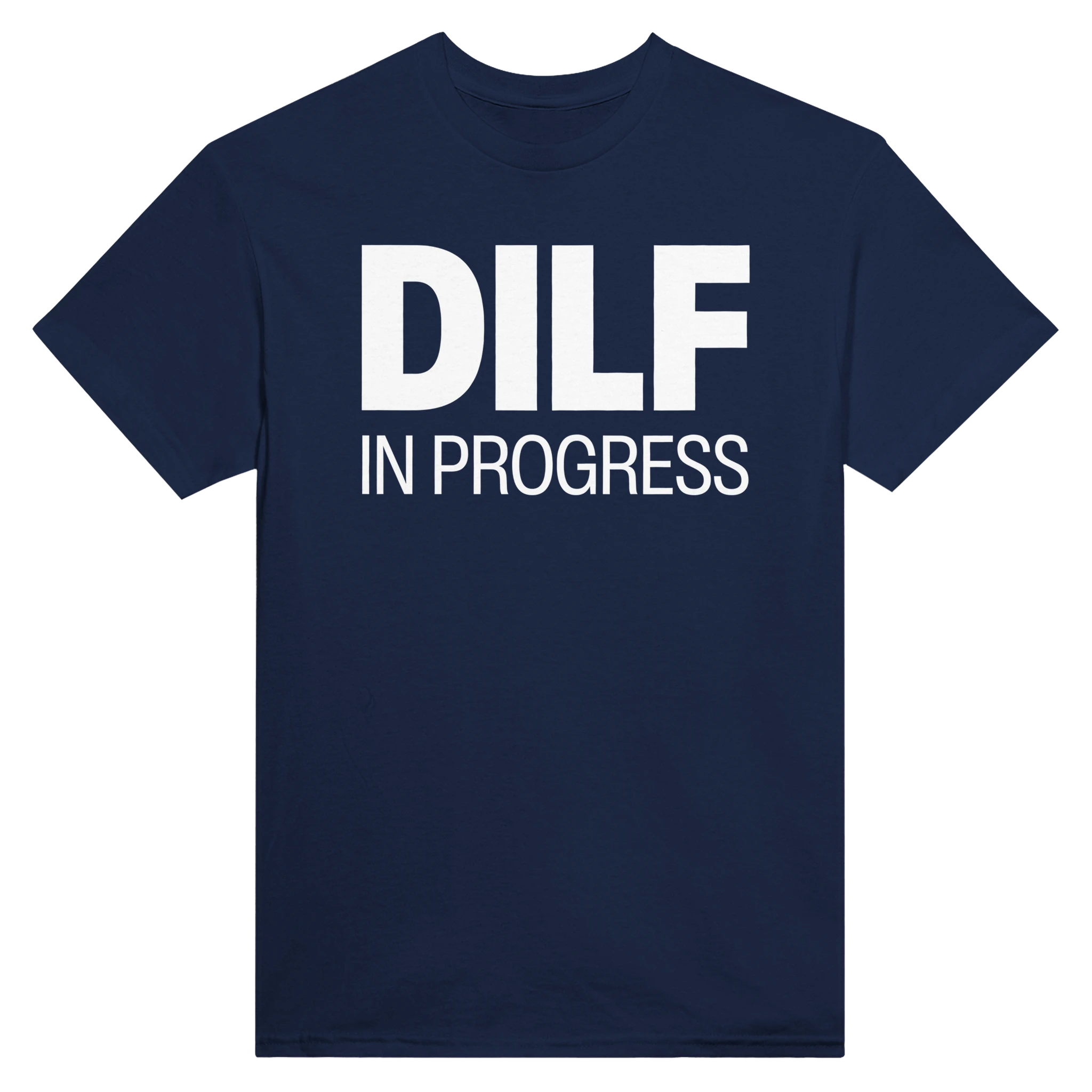 DILF IN PROGRESS - TEE – Navy
