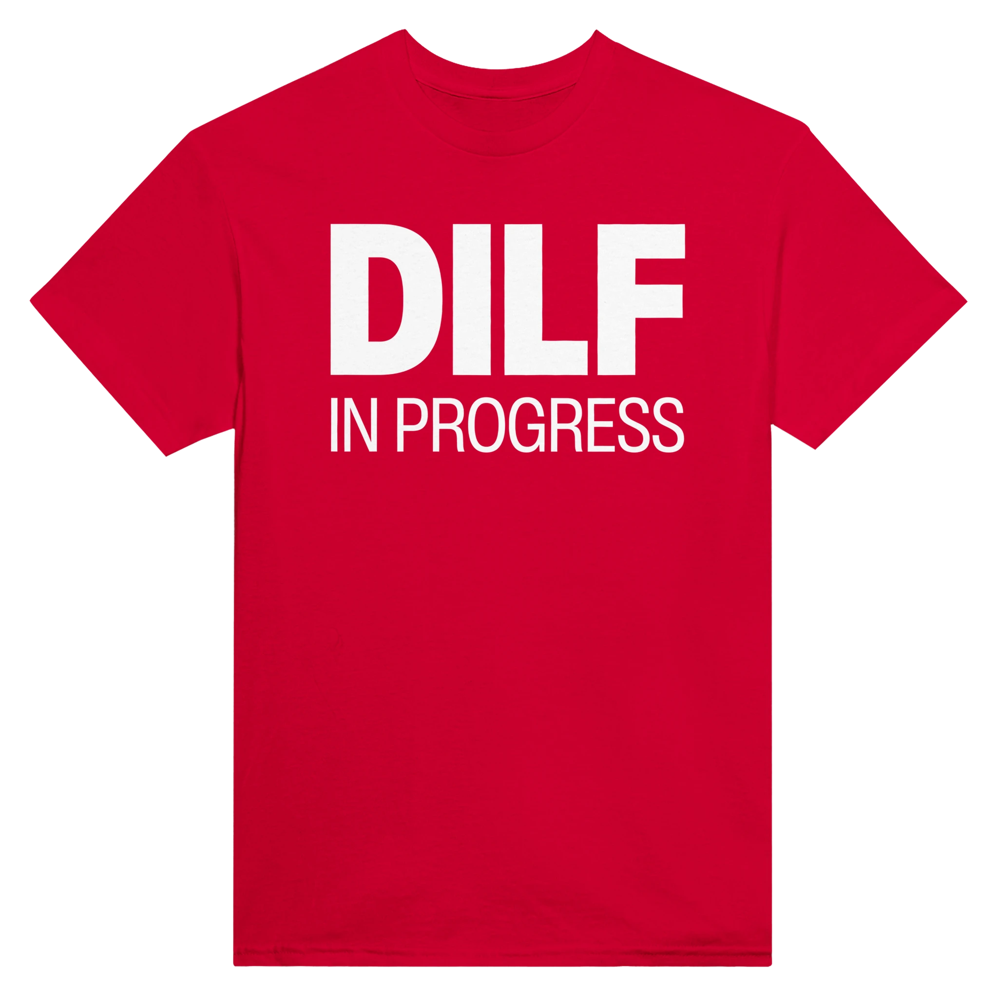 DILF IN PROGRESS - TEE – Red
