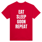 EAT SLEEP GOON REPEAT - TEE – Red