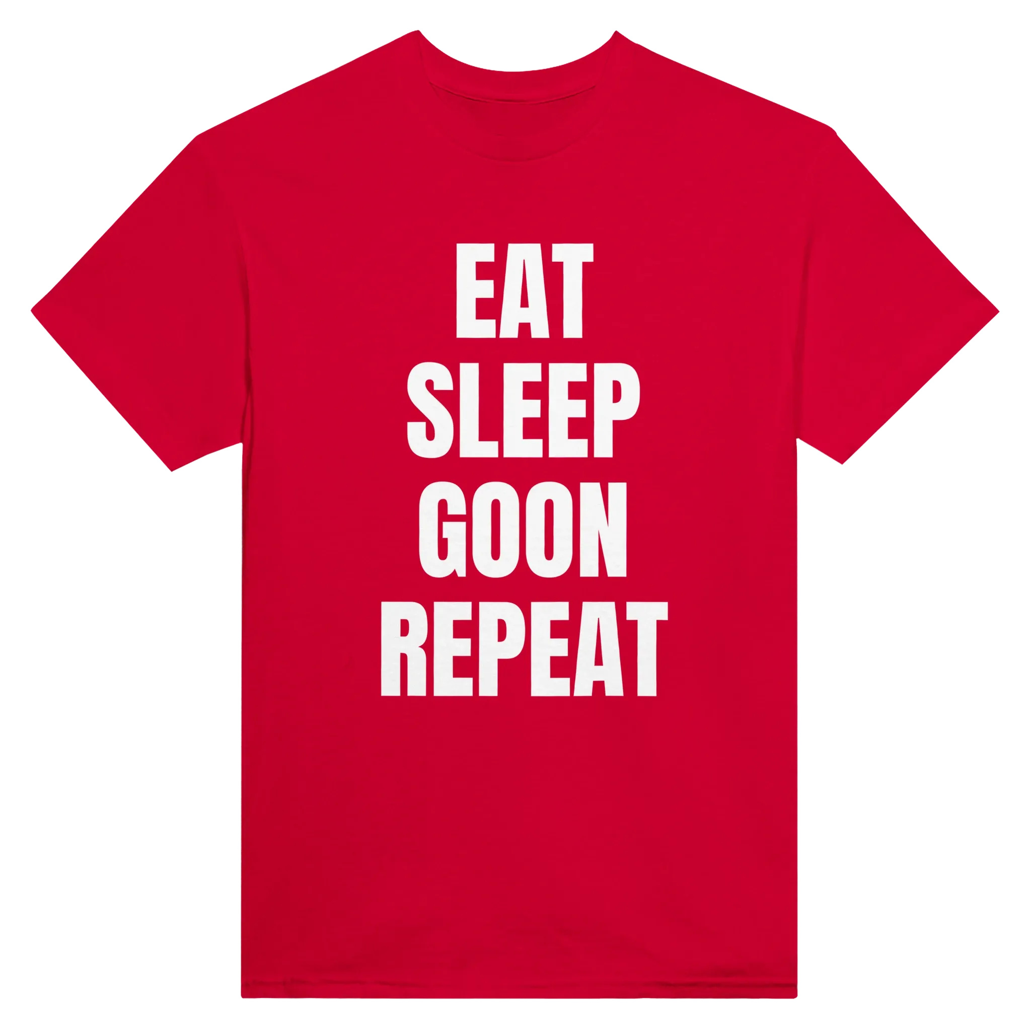 EAT SLEEP GOON REPEAT - TEE – Red