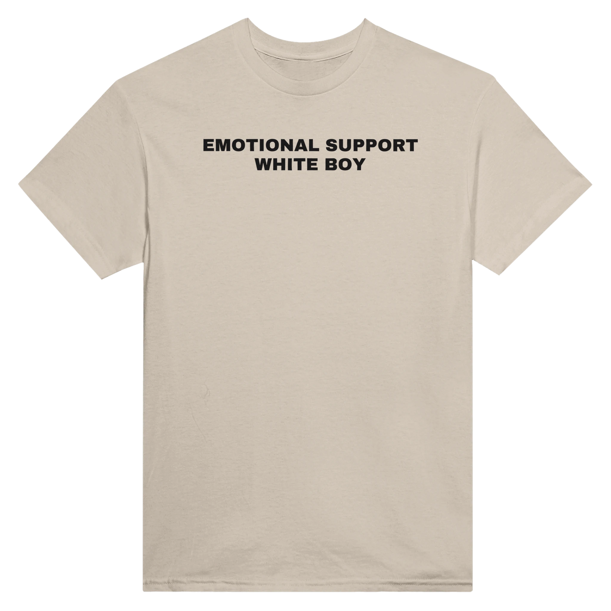 EMOTIONAL SUPPORT WHITE BOY - TEE – Sand