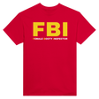 FBI FEMALE BOOTY INSPECTOR - TEE – Red
