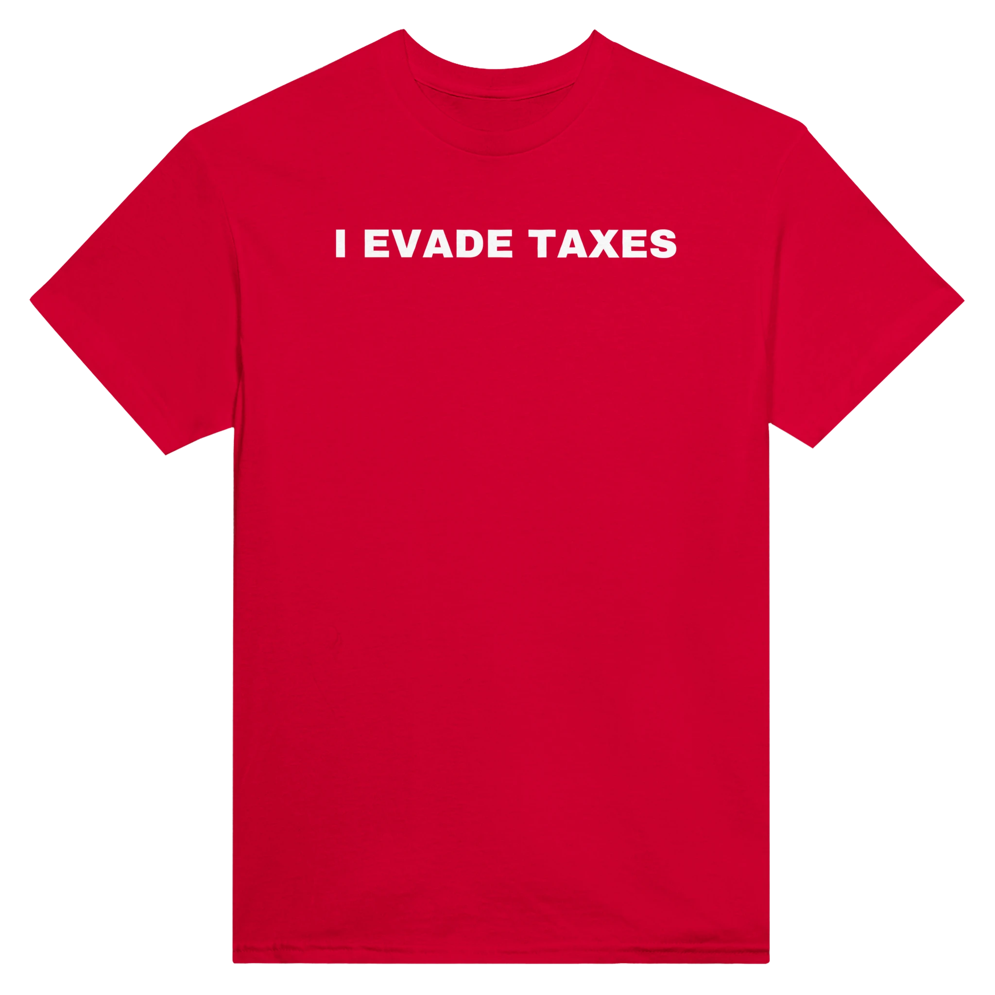 I EVADE TAXES - TEE – Red