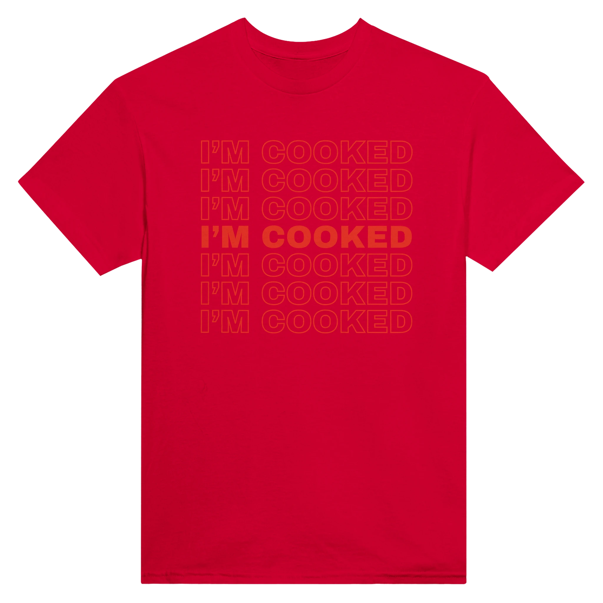 I'M COOKED - TEE – Red